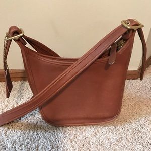 COACH Brown Leather Legacy Shoulder Bag